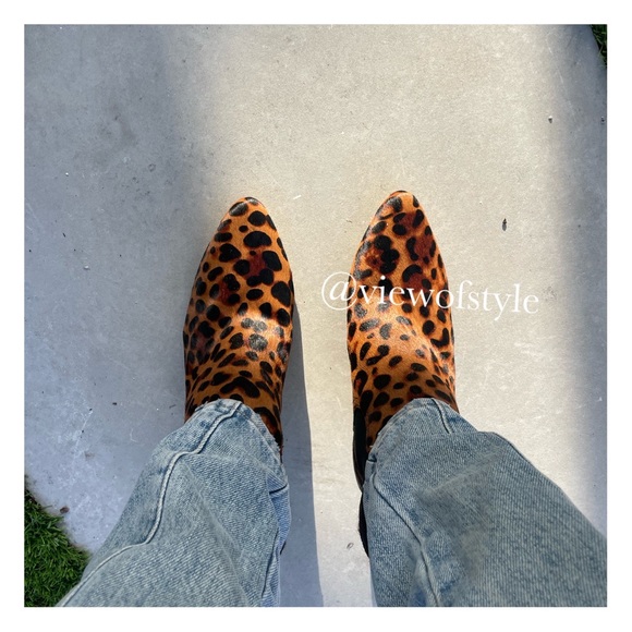 Joie Barleena leopard calf hair CHELSEA ankle bootie - Picture 9 of 16